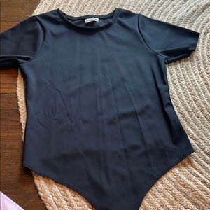 Good American Black Bodysuit